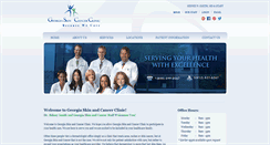 Desktop Screenshot of georgiaskinandcancer.com